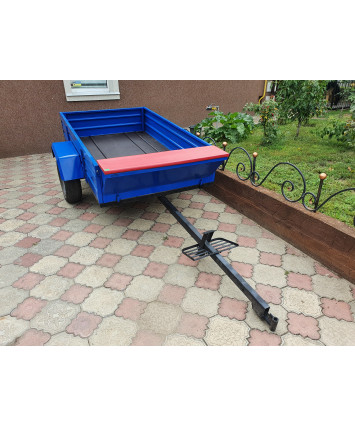 Причіп до мотоблоку або мототрактора 1.6м.  (без коліс)